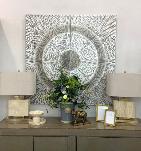 PRE-ORDER - Sunburst Wooden Carving