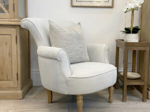 EX-DISPLAY - Nordic Tub Chair in Linnet Silver