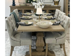 Halland Oak Dining Table with Oak Base, 200cm