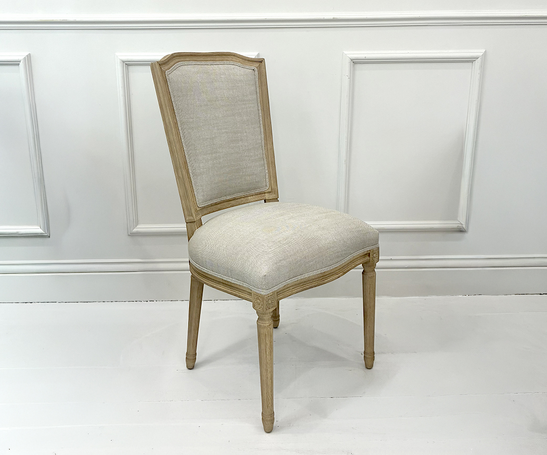 Halland Upholstered Dining Chair in Linen