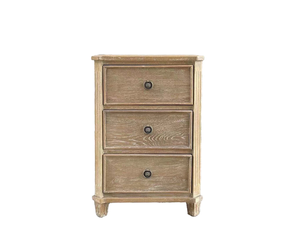 Pair of Anna Bedside Chests in Oak (ETA Nov) Nordic Style London