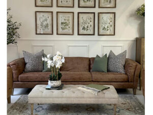 LAST ONE - EX-DISPLAY - Soho 4 Seater Sofa in Chocolate Leather