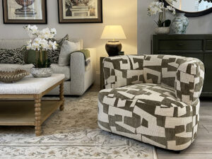 Hugo Armchair in Pablo Moss