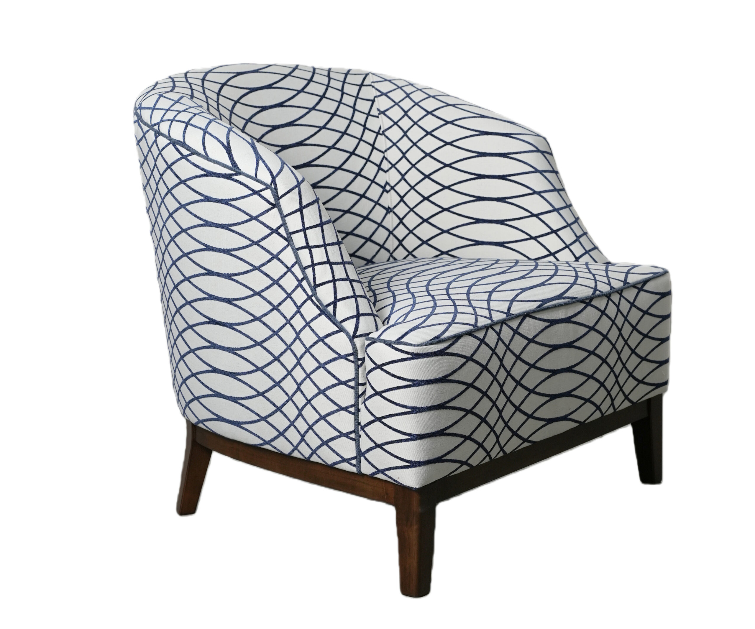 Archie Armchair in Portofino Ink