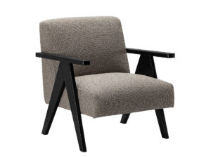 Edgar Armchair in Steel