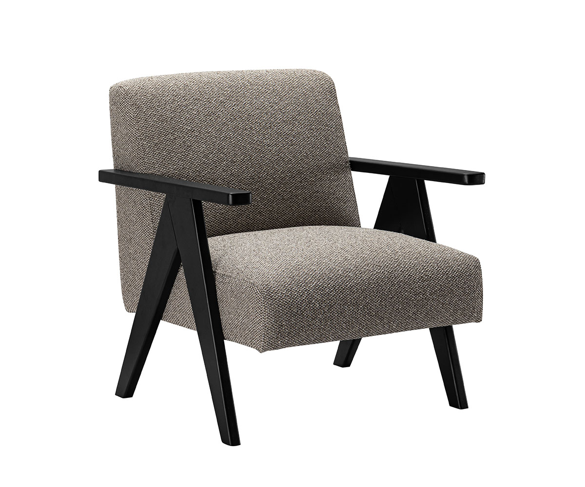 Edgar Armchair in Steel