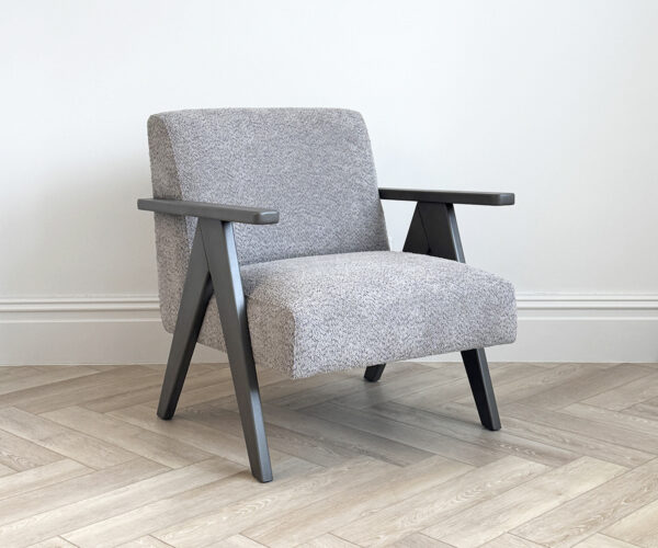 Edgar Armchair in Pewter