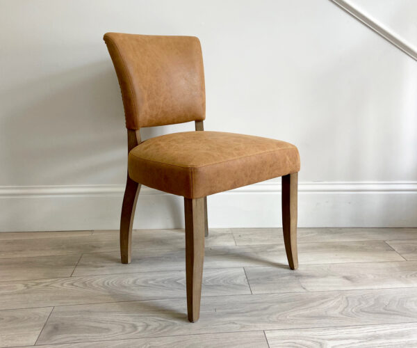 Lars Dining Chair in Tobacco Leather