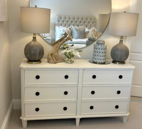 EX-DISPLAY -Anna 6 Drawer Chest in Bespoke Paint Finish