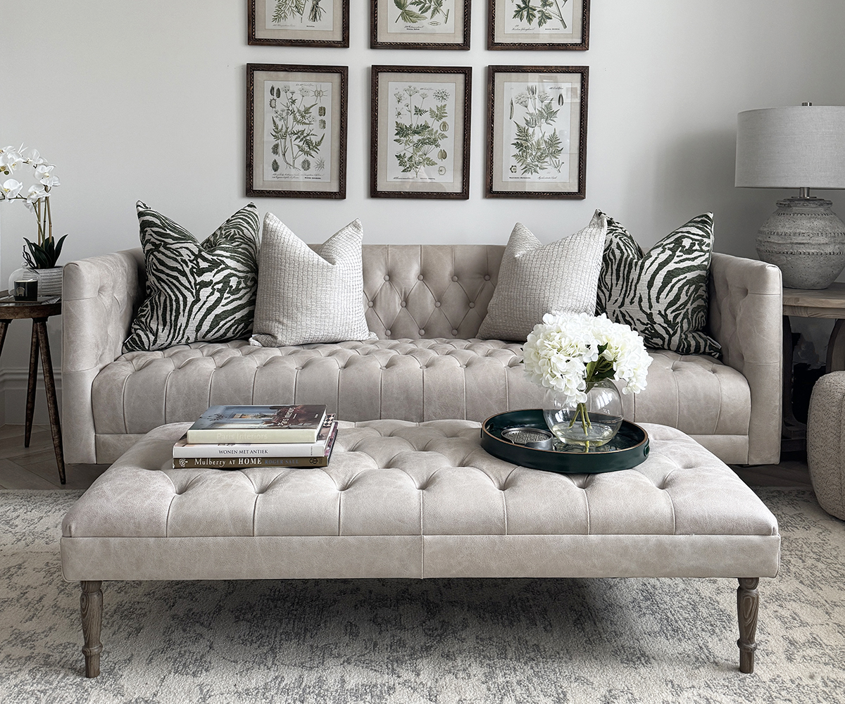 DISCONTINUED - Lars 3 Seater Sofa in Clay Leather