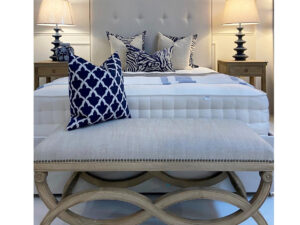 EX-DISPLAY - COMPLETE BED - Complete King Size Soho Bed, Ebba Bench Stool and 2 Lamps