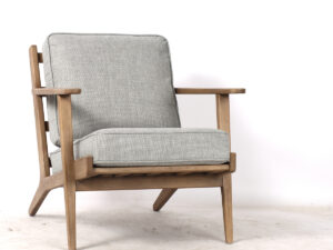 Henrick Armchair in Swedish Grey