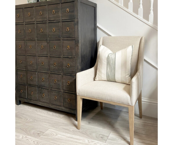 EX-DISPLAY - High Back Dining Chair in Porridge