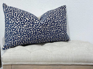 Cushion - Wildcat Indigo 59x36cm