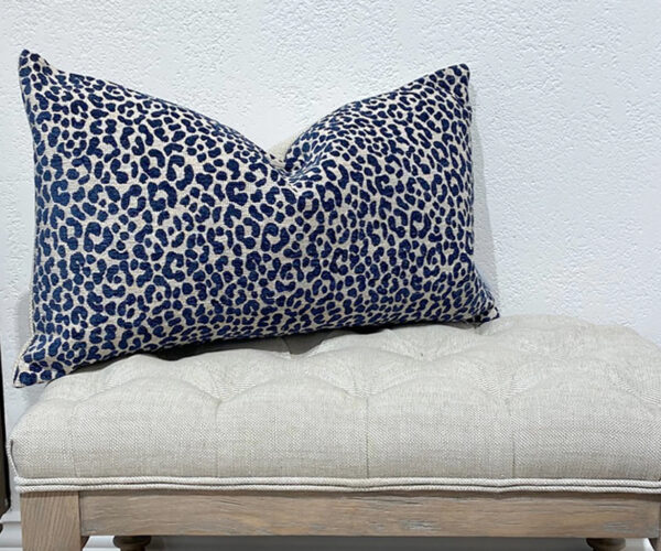 NEW IN - Cushion - Wildcat Indigo 59x36cm