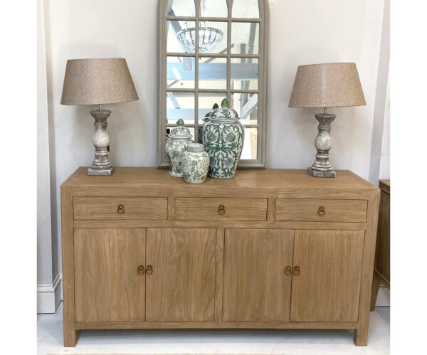 EX-DISPLAY - Reclaimed Wood 4 Door Sideboard