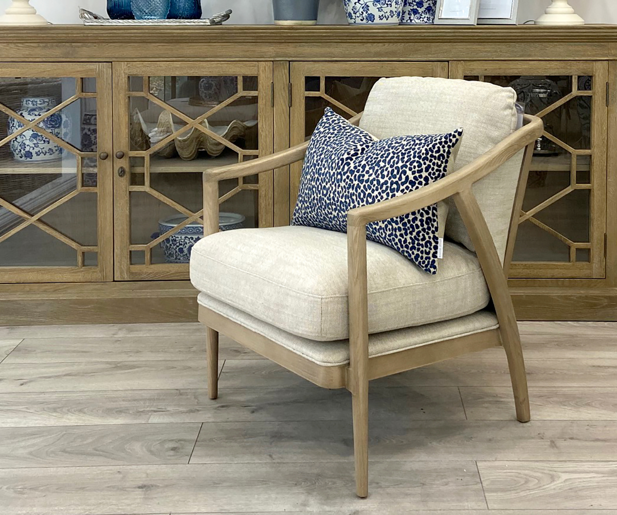 DISCONTINUED - Hudson Armchair in Linen