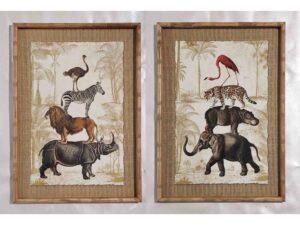 Set of 2 Framed Prints -  In The Wild