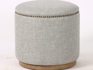 Amelia Ottoman in Swedish Grey