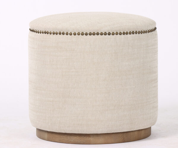 PRE-ORDER - Amelia Ottoman in Linen