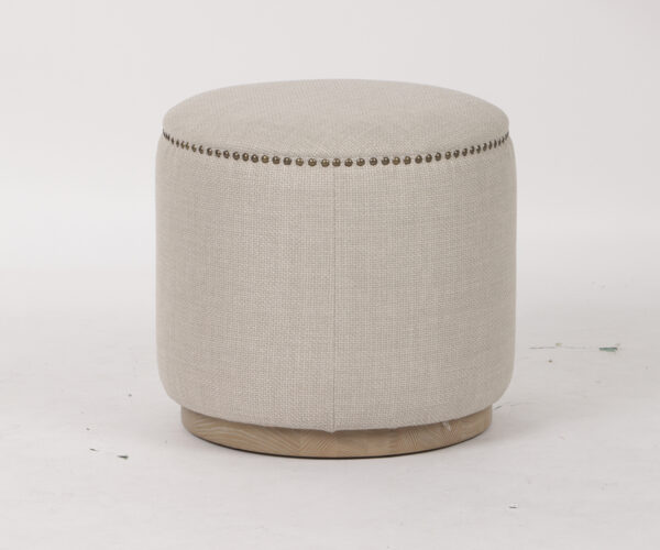 PRE-ORDER - Amelia Ottoman in Porridge