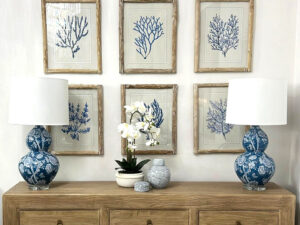 DISCONTINUED - Set of 6 Framed Coral Reef