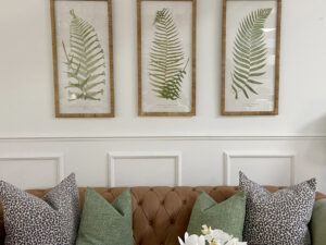 DISCONTINUED - Set of 3 Framed Tropical Ferns