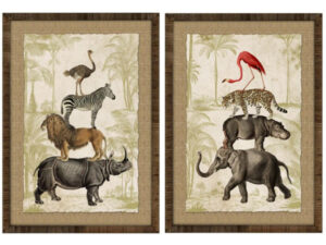 Set of 2 Framed Prints -  In The Wild