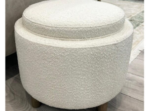 Noah Ottoman in Clotted Cream