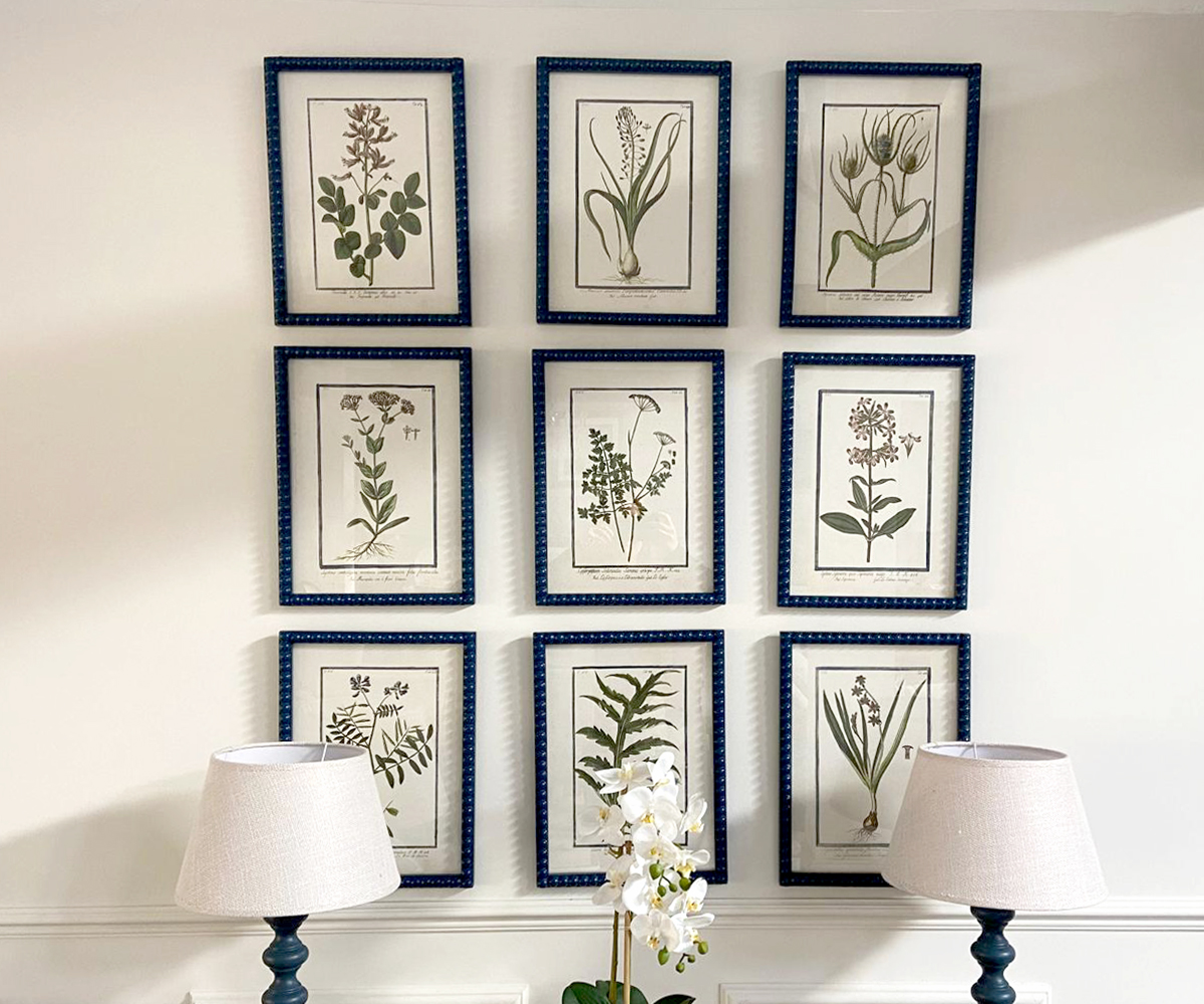 Set of 9 Framed Wild Blooms