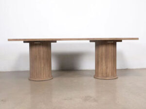 Finlay Solid Oak Dining Table, 220cm