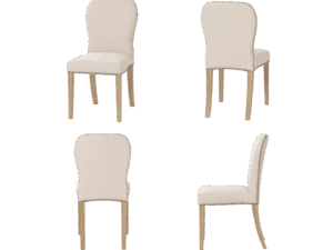 PRE-ORDER - Set of 6 Henley Dining Chairs in Oatmeal Herringbone