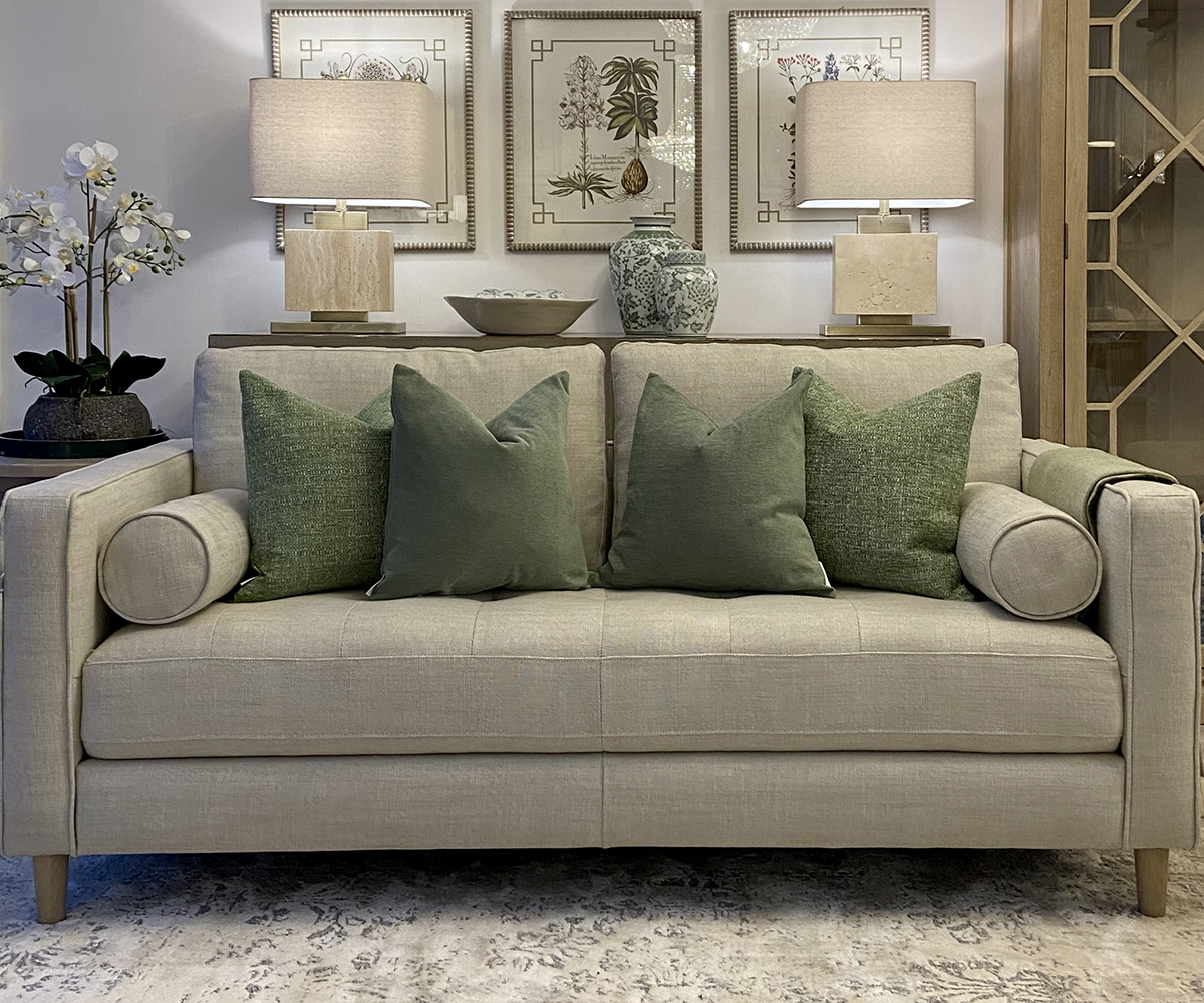 Gothenburg 2 Seater Sofa in Linen