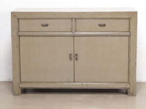 Oriental Style Mei 2 Door 2 Drawer Sideboard in Grey