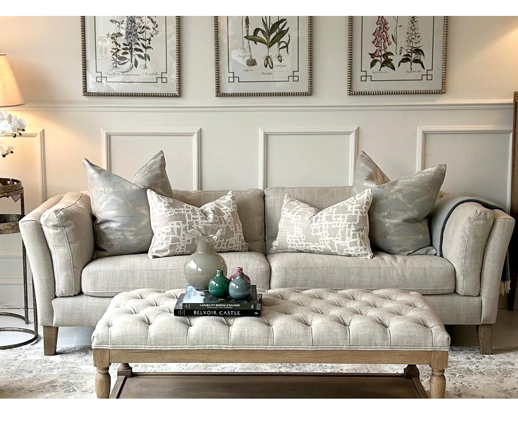 Set of 4 Feather Filled Cushions