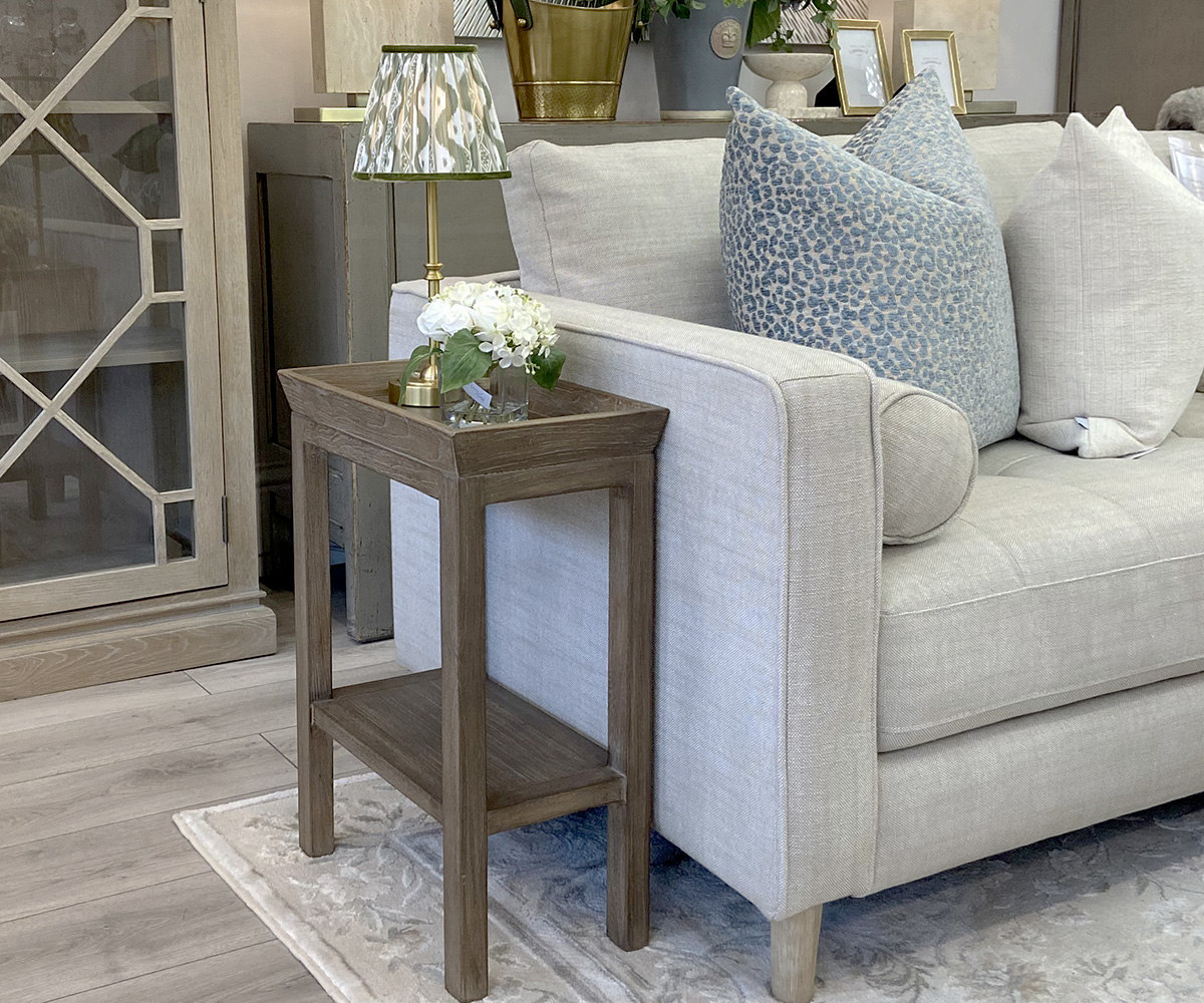 Gustavian Sofa Side Table - Small