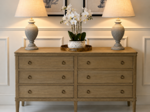 EX-DISPLAY - Gustavian 6 Drawer Sideboard