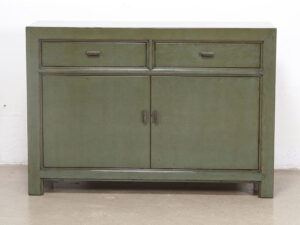Oriental Style Mei 2 Door 2 Drawer Sideboard in Moss