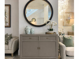 EX-DISPLAY - Oriental Style Mei 2 Door 2 Drawer Sideboard in Grey