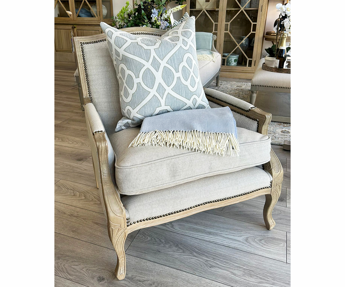 Hector Armchair in Linen