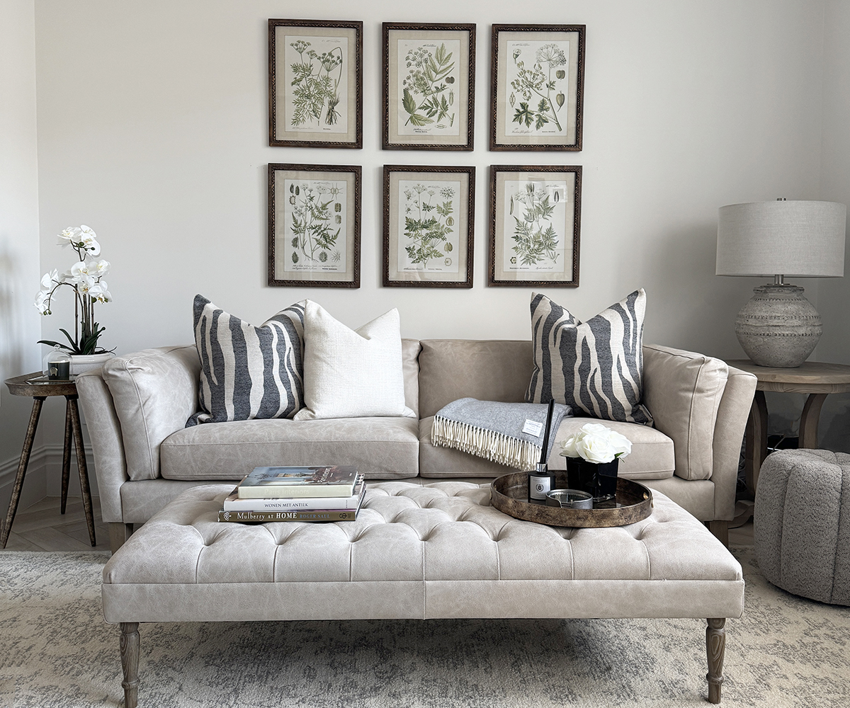 Soho 3 Seater Sofa in Clay Leather