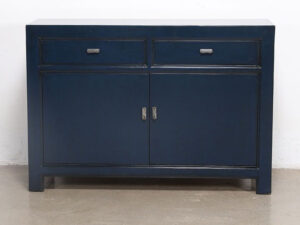 Oriental Style Mei 2 Door 2 Drawer Sideboard in Indigo