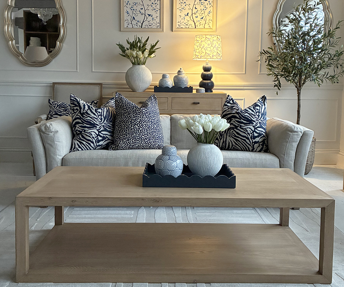 Archie Coffee Table in Natural Light Oak - Large