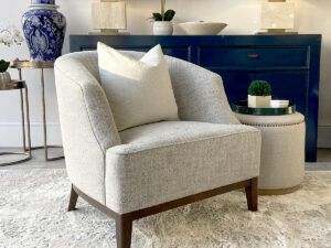 Archie Armchair in Palermo Ocean