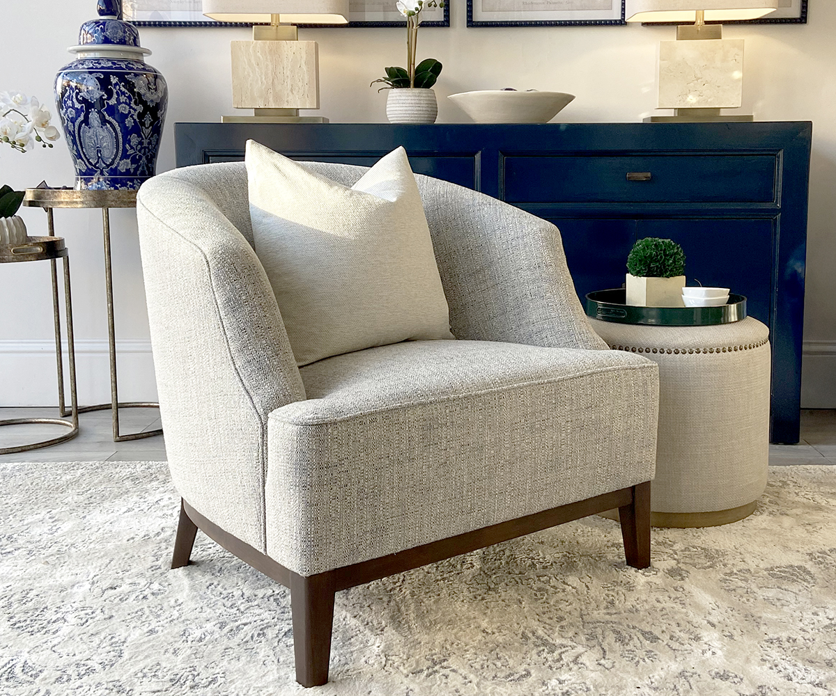 Archie Armchair in Palermo Ocean