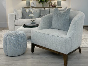 Archie Armchair in Palermo Sea