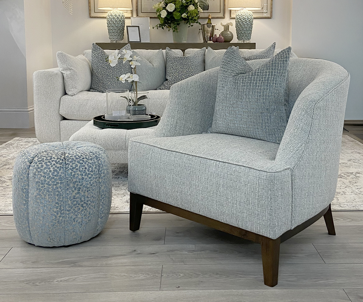 Archie Armchair in Palermo Sea