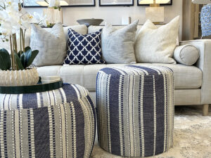 Demi Stool in Hamptons Indigo