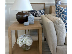 Sample Archie Lamp Table in Natural Light Oak