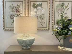 Margo Lamp & Shade in Spa Blue